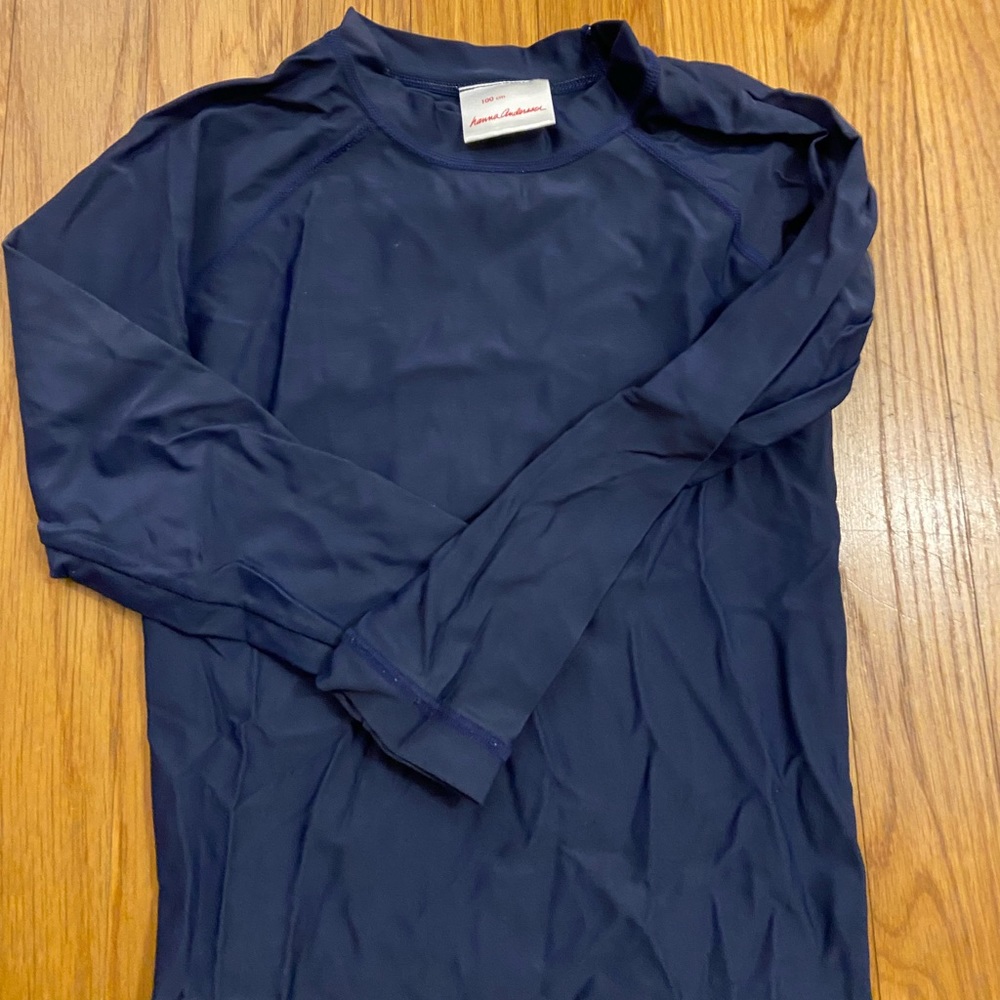 Hanna Andersson size 4T Navy Blue Swim Shirt